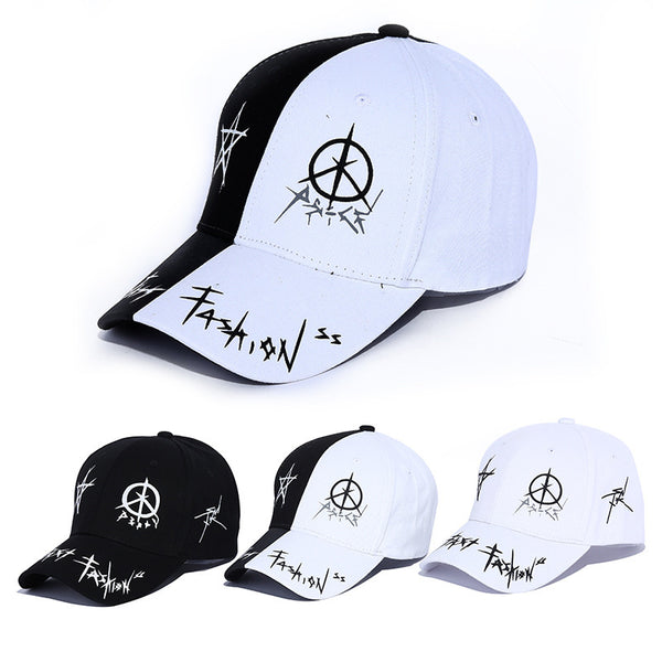 Unisex Graffiti Snapback Patchwork Cap