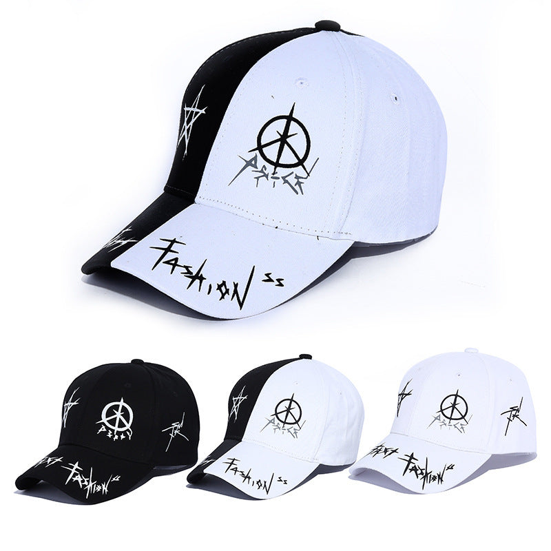 Unisex Graffiti Snapback Patchwork Cap