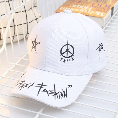Unisex Graffiti Snapback Patchwork Cap